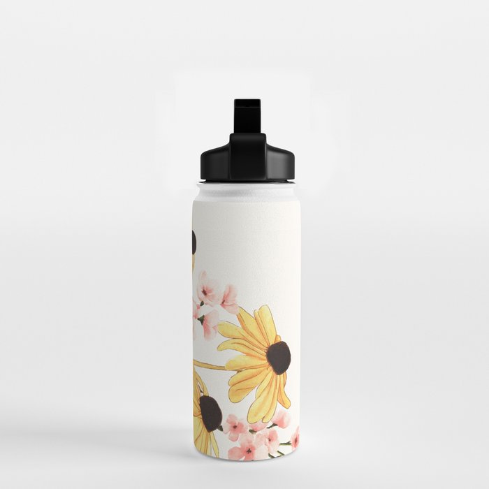 Summer Flowers Water Bottle Gallery Image 2