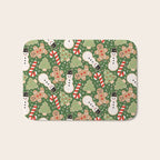 Sweet Christmas Cookies on Green Bath Mat Gallery Image 1