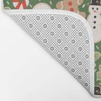 Sweet Christmas Cookies on Green Bath Mat Gallery Image 2