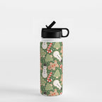 Sweet Christmas Cookies on Green Water Bottle Gallery Image 1