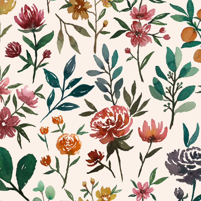 Colorful Watercolor Flowers Coffee Mug Gallery Image 2