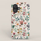 Colorful Watercolor Flowers iPhone Case Gallery Image 1