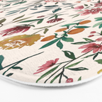 Colorful Watercolor Flowers Bath Mat Gallery Image 3