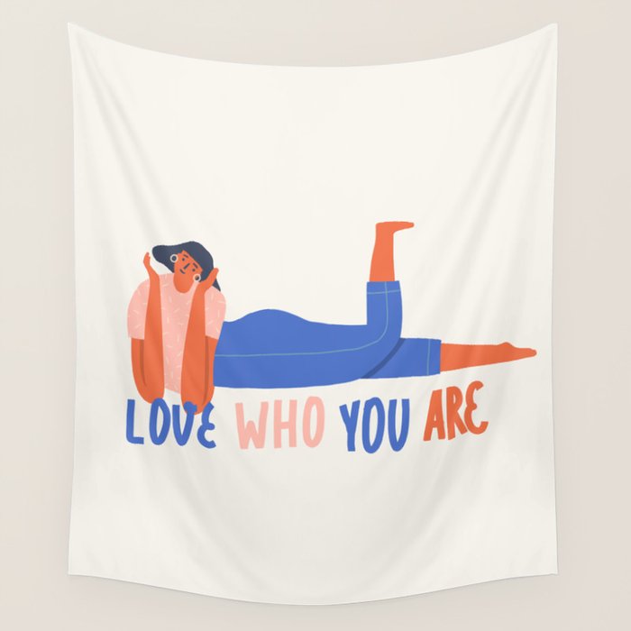 Love who you are Wall Tapestry Gallery Image 4
