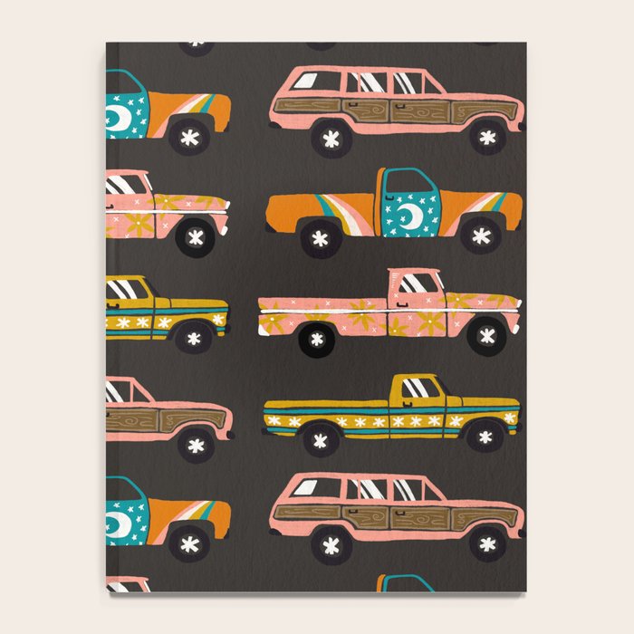 Retro Roads - Charcoal Notebook Gallery Image 4