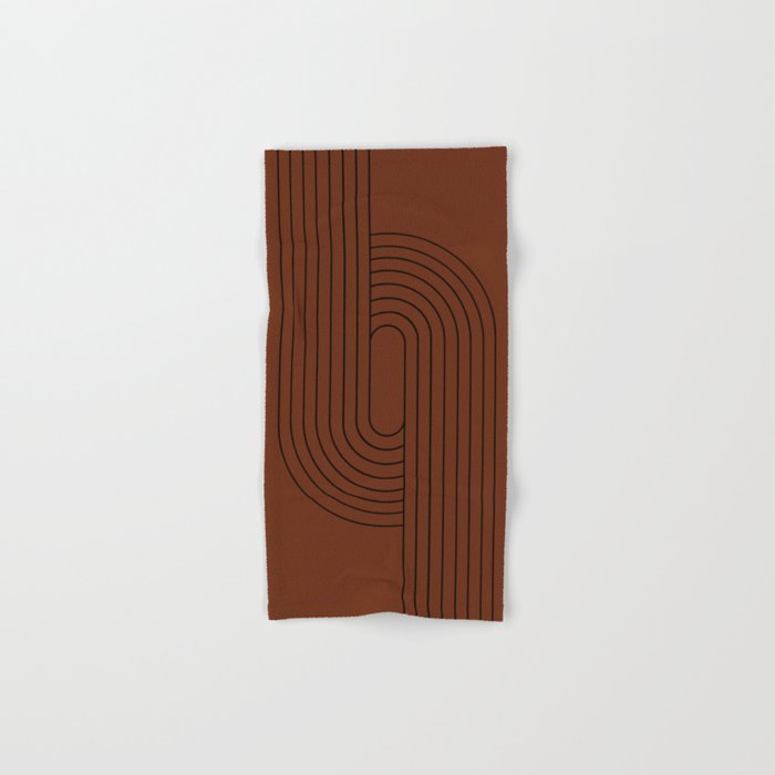 Oval Lines Abstract XXVI Bath Towel Gallery Image 1