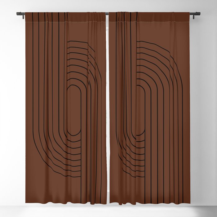 Oval Lines Abstract XXVI Window Curtain Gallery Image 5