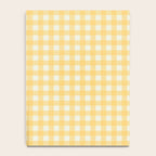 Sunny yellow gingham Notebook Gallery Image 4