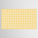 Sunny yellow gingham Tablecloth Gallery Image 2