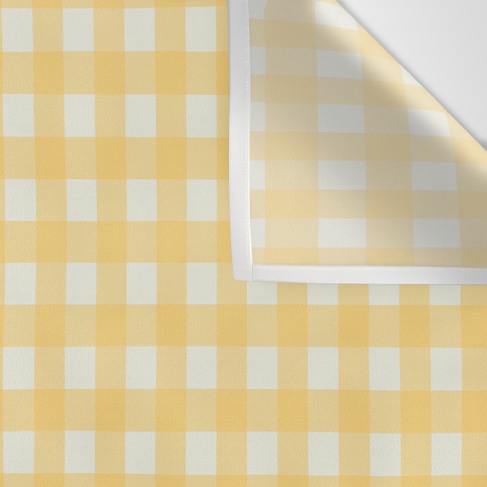 Sunny yellow gingham Wall Tapestry Gallery Image 3