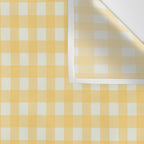 Sunny yellow gingham Wall Tapestry Gallery Image 3