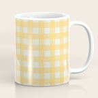 Sunny yellow gingham Coffee Mug Gallery Image 1