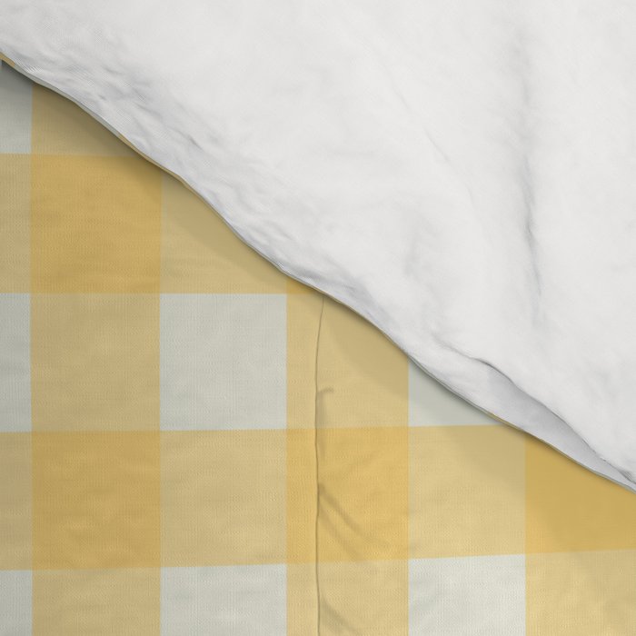 Sunny yellow gingham Comforter Gallery Image 4