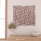 Floral shapes Pattern 01 Wall Tapestry Gallery Image 2