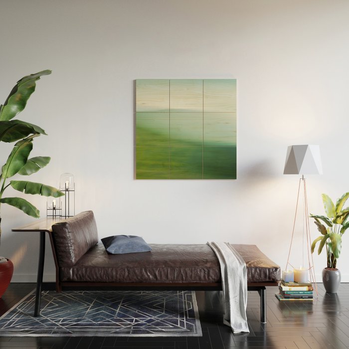 sea and sky - square abstract nature photograph Wood Wall Art Gallery Image 2