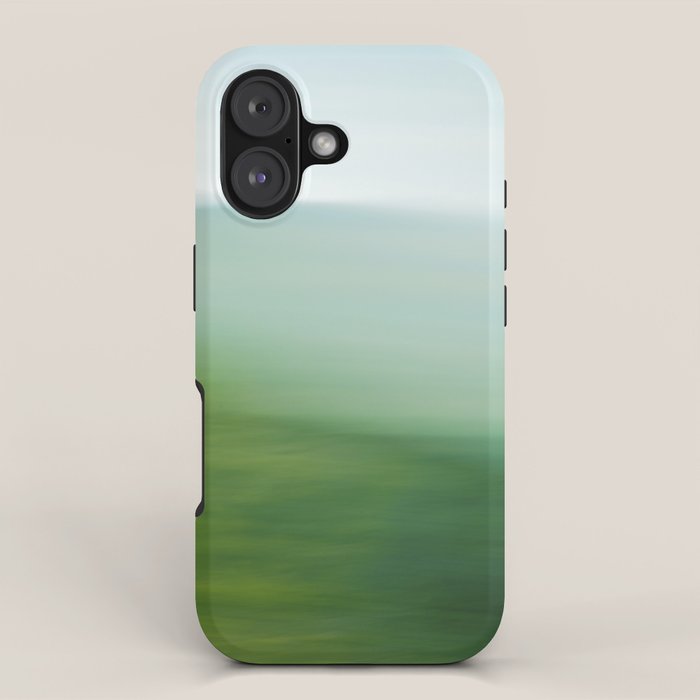 sea and sky - square abstract nature photograph iPhone Case Gallery Image 1