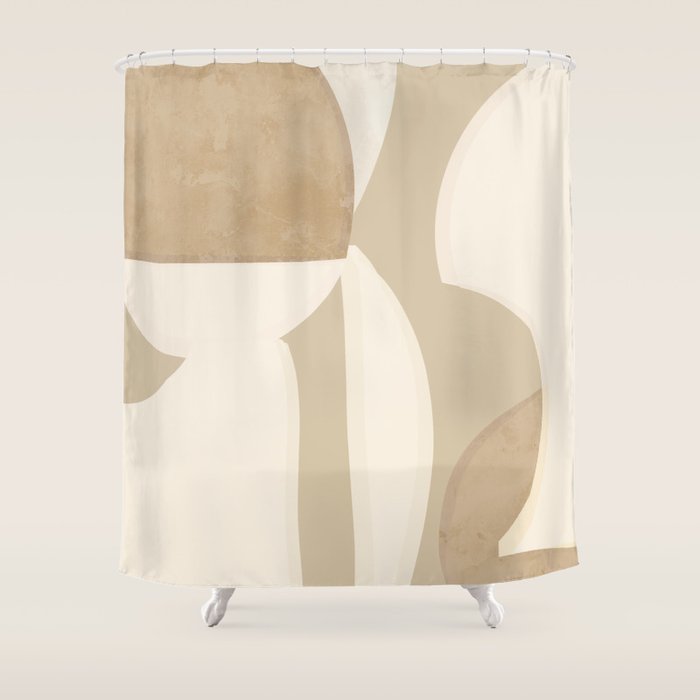 Minimal Abstraction 6 Shower Curtain Gallery Image 1