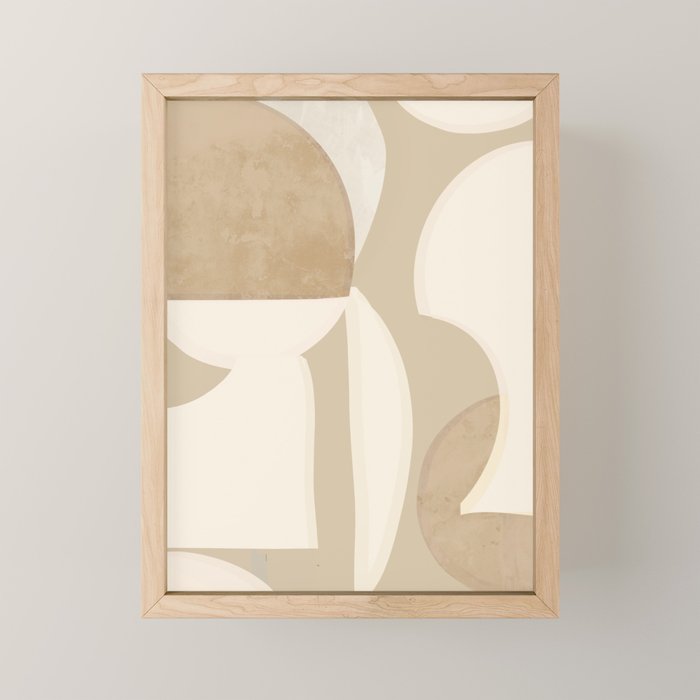 Minimal Abstraction 6 Mini Art Print Gallery Image 1