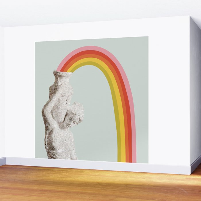 Rainbow Statue Wall Mural Gallery Image 2