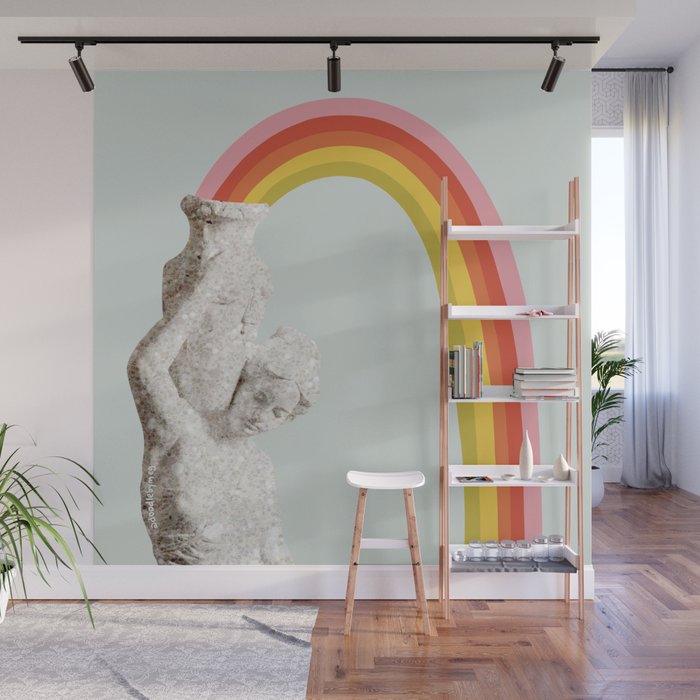 Rainbow Statue Wall Mural Gallery Image 1