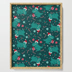 Christmas Dinosaurs Dinos Dinosaur Serving Tray Gallery Image 1