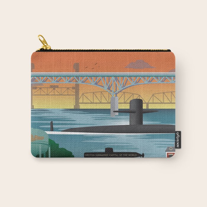 Groton, CT - Submarine Homeport Carry All Pouch Gallery Image 1