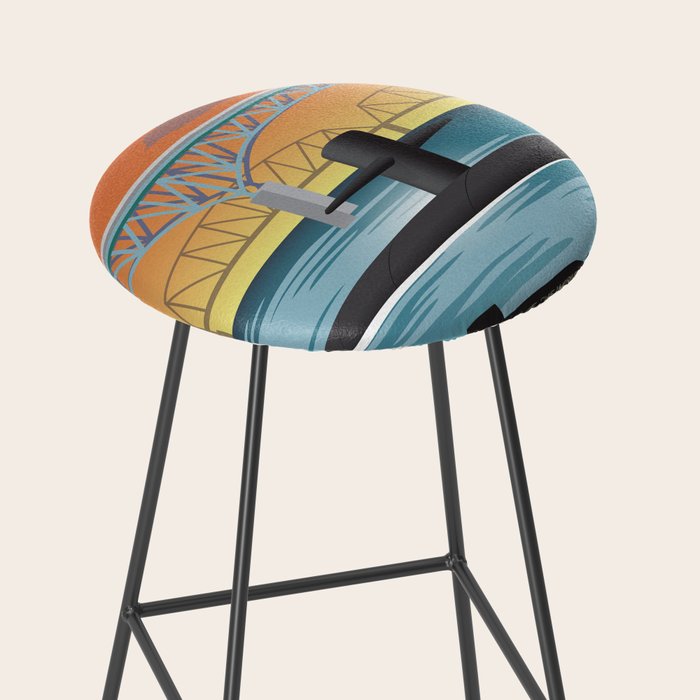 Groton, CT - Submarine Homeport Stool Gallery Image 2