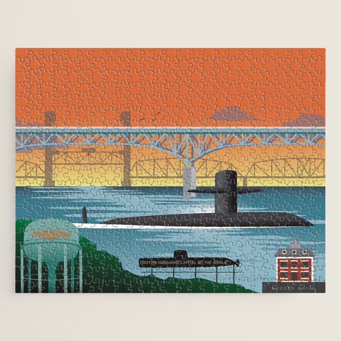 Groton, CT - Submarine Homeport Jigsaw Puzzle Gallery Image 1