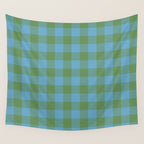 Cozy Gingham Heirloom Charm Wall Tapestry Gallery Image 4