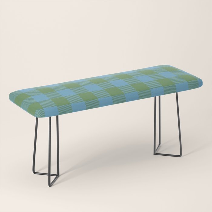 Cozy Gingham Heirloom Charm Bench Gallery Image 1