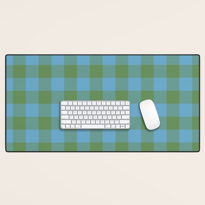 Cozy Gingham Heirloom Charm Desk Mat Gallery Image 1