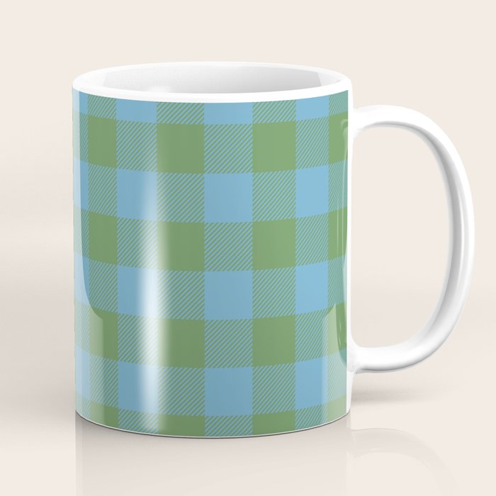 Cozy Gingham Heirloom Charm Coffee Mug Gallery Image 1