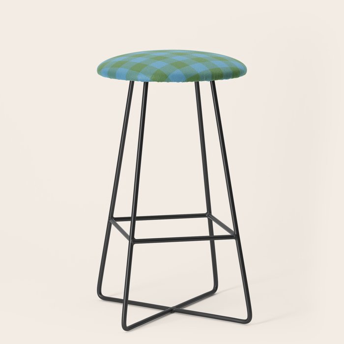 Cozy Gingham Heirloom Charm Stool Gallery Image 1