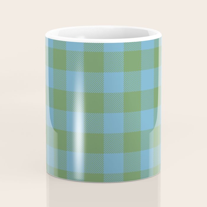 Cozy Gingham Heirloom Charm Coffee Mug Gallery Image 4