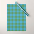 Cozy Gingham Heirloom Charm Wrapping Paper Gallery Image 1