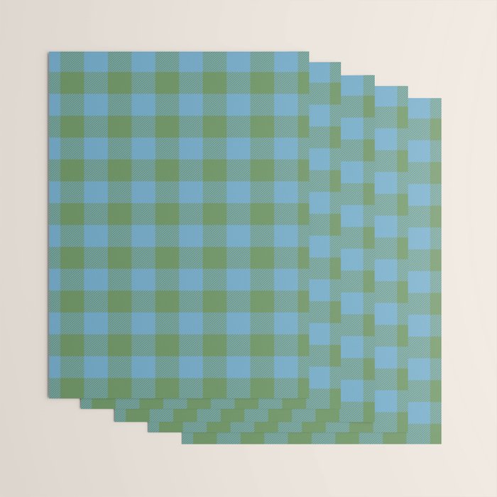 Cozy Gingham Heirloom Charm Wrapping Paper Gallery Image 3