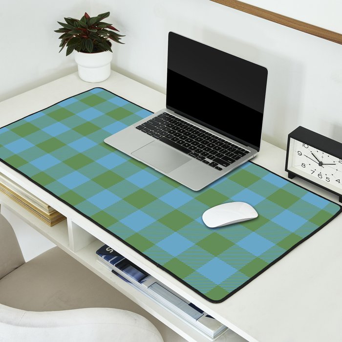 Cozy Gingham Heirloom Charm Desk Mat Gallery Image 2