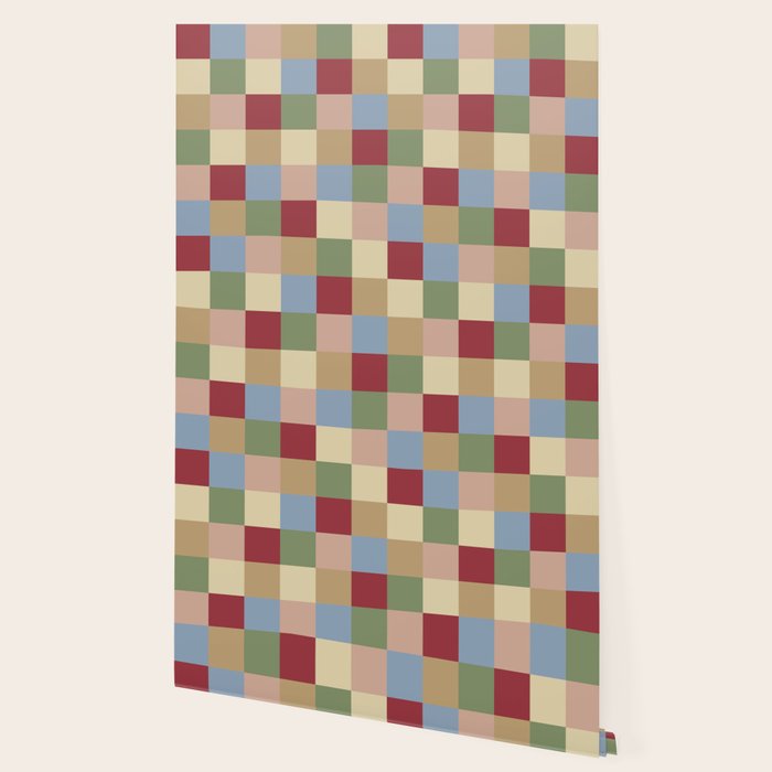 Bold Vintage Checks Pattern - Small XXI Wallpaper Gallery Image 2