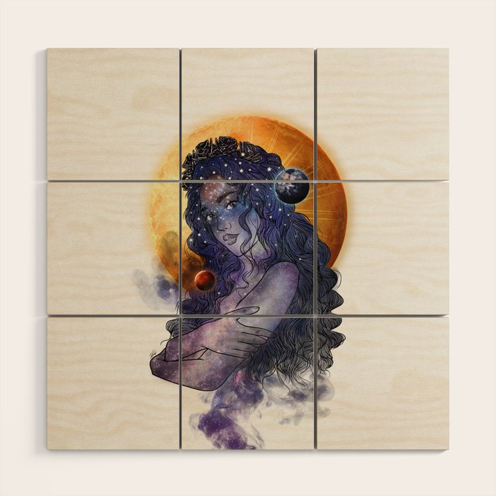 The queen of universe. Wood Wall Art Gallery Image 1
