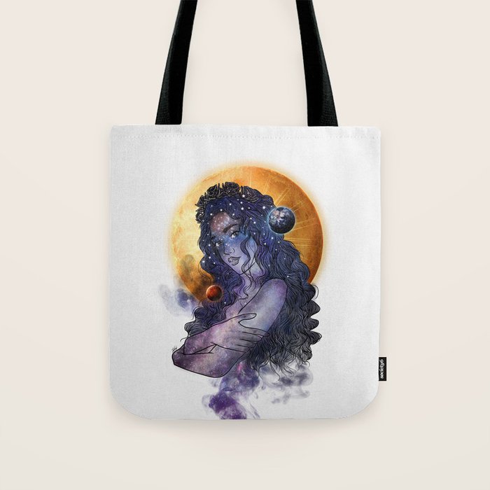 The queen of universe. Tote Bag Gallery Image 1