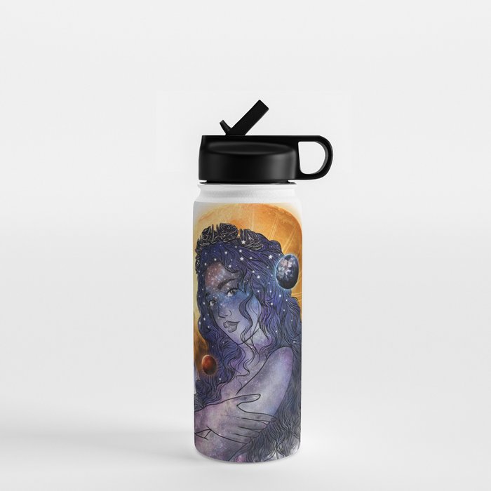 The queen of universe. Water Bottle Gallery Image 1
