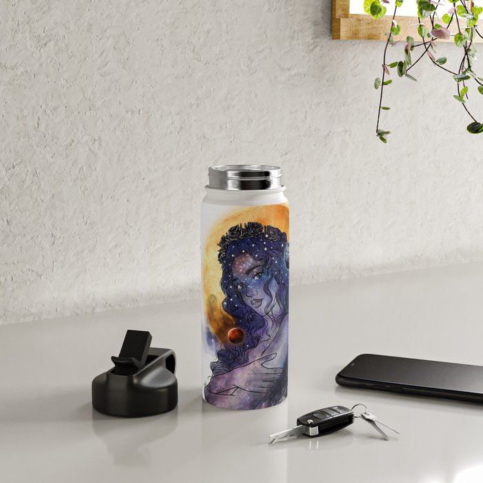 The queen of universe. Water Bottle Gallery Image 4