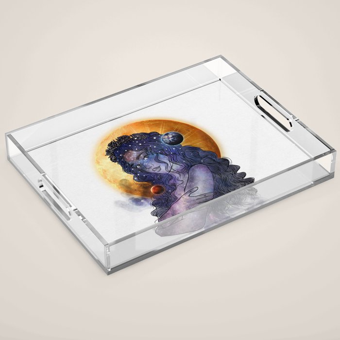 The queen of universe. Acrylic Tray Gallery Image 1