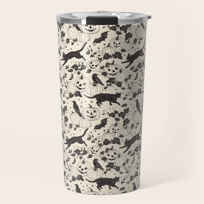 Halloween in the Pumpkin Patch  Travel Mug Gallery Image 1