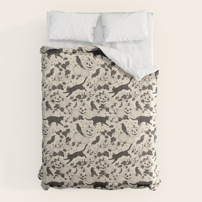 Halloween in the Pumpkin Patch  Duvet Cover Gallery Image 6