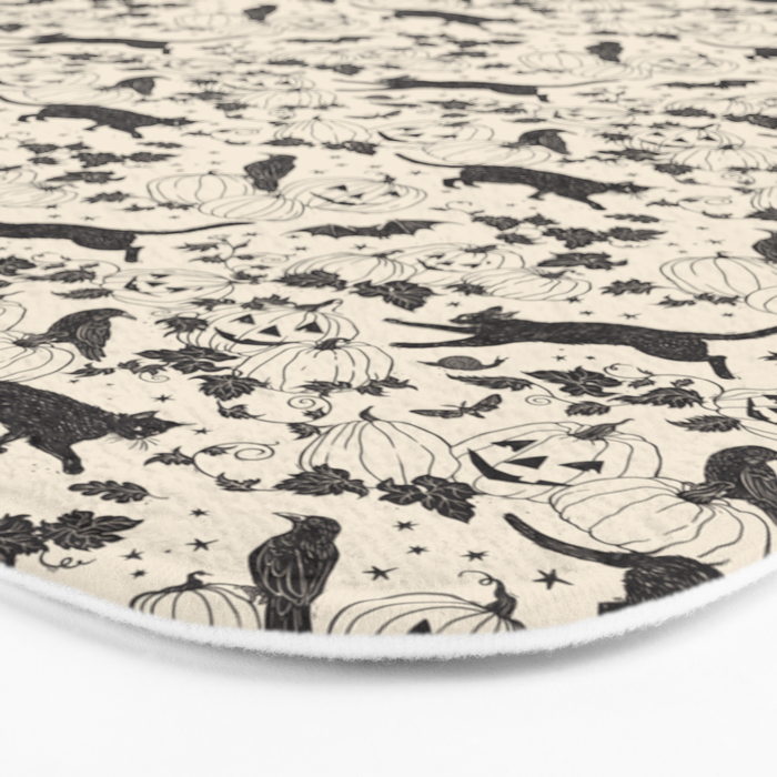 Halloween in the Pumpkin Patch  Bath Mat Gallery Image 3