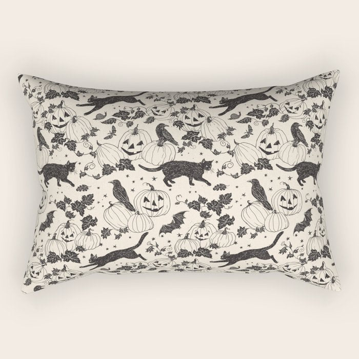 Halloween in the Pumpkin Patch  Rectangular Pillow Gallery Image 2