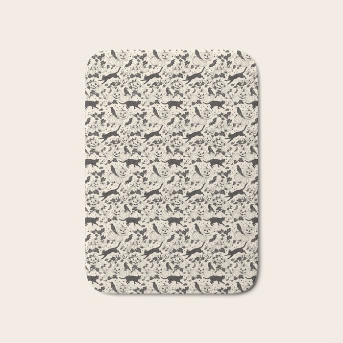 Halloween in the Pumpkin Patch  Bath Mat Gallery Image 1