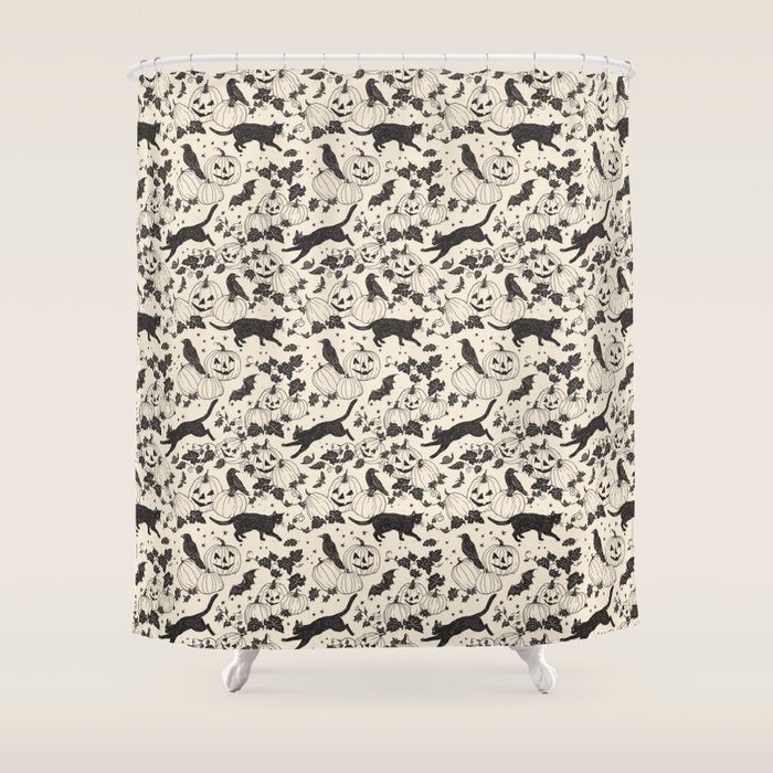Halloween in the Pumpkin Patch  Shower Curtain Gallery Image 1