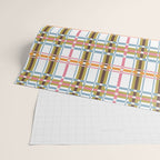 Bold Crosshatch Colorful Wrapping Paper Gallery Image 2